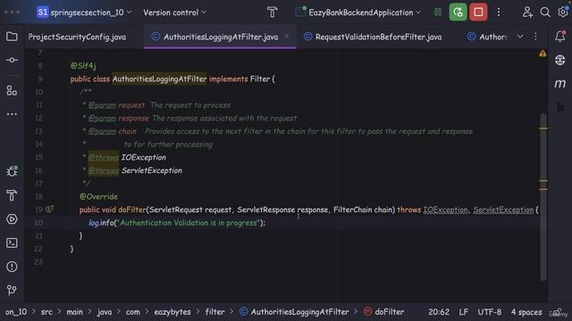107 Adding a custom filter using addFilterAt() method смотреть онлайн