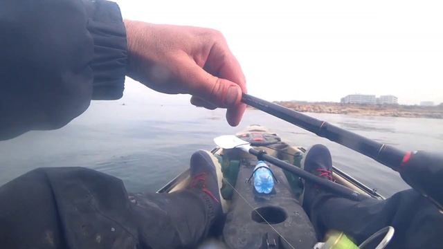 Рыбалка на Каяке в Чёрном море. Сарган. Севастополь 02.03.2024 смотреть онлайн