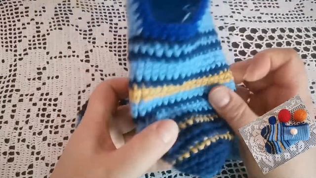 Что я делаю из остатков пряжи. Один из вариантов.