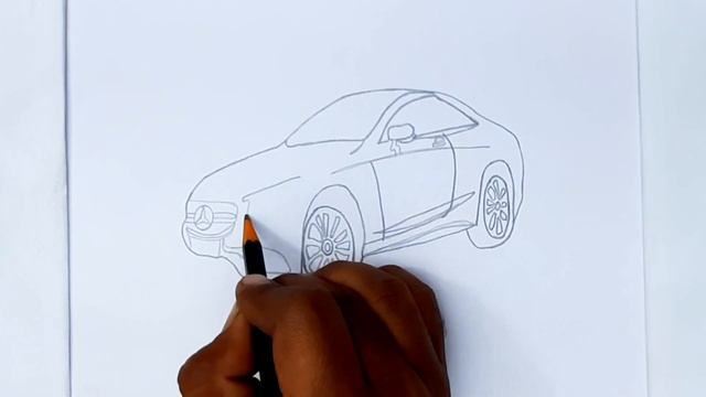 How To Draw a Mercedes Benz Cla c Class // Racing Car Racer//🚘 смотреть онлайн