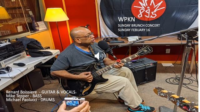 WPKN SUNDAY BRUNCH WITH BERNARD Boissiere  & The Nardy Boys. смотреть онлайн