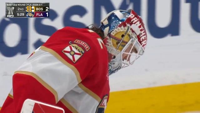 Sergei Bobrovsky Robs Bruins On A Breakaway And A Second Chance In Game 5 (14 May 2024)