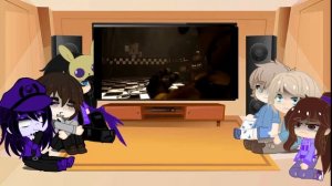 Персонажи спрингтрап и делия(+ Пёрпл гаи из разных ау)реагируют на меме. 7/?