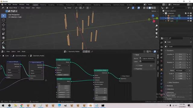 Blender Geonodes - Edge Neighboi's are gut смотреть онлайн