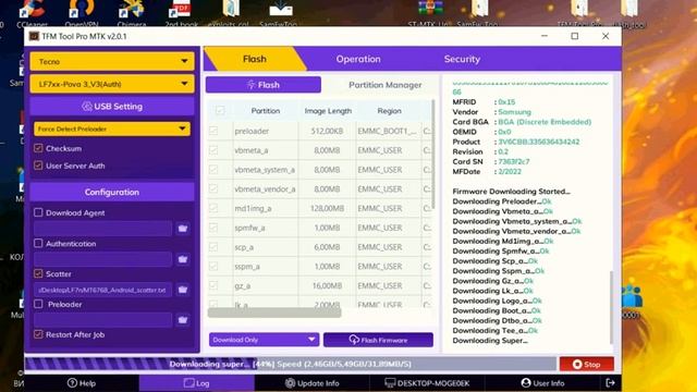 Tecno Pova 3 Dm-verity  / LF7n Dm-verity Corruption FIX Via Flash TMF TOOL