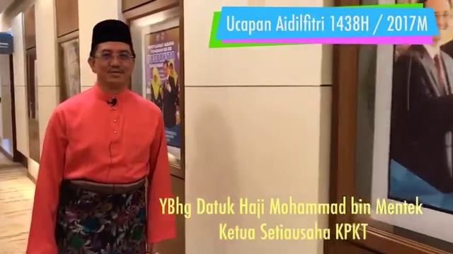 SALAM AIDILFITRI DARIPADA KSU DATUK HAJI MOHAMMAD BIN MENTEK