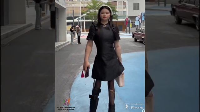 Polio Women Life Short Leg #polio #polio_women