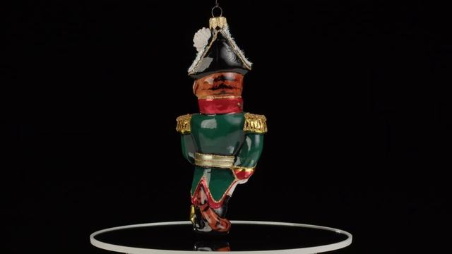 Tiger General By Ariel Factory - Glass Christmas Ornament