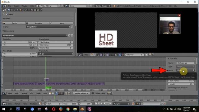 Adding image Over Video | Blender As Video Editor In Urdu/Hindi | Lecture#4 смотреть онлайн