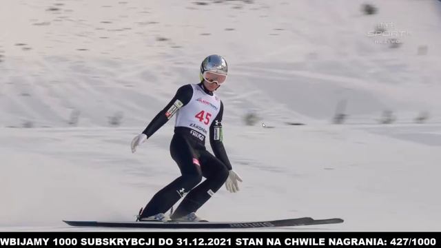 Anze Lanisek 129,0 m (14.02.2021). PŚ Zakopane 2021 смотреть онлайн