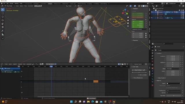 Cleaning Up animations in blender from Mocap Studio for Second Life Capture смотреть онлайн