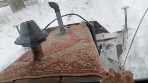 🚂Дт-75 против глубокого снега кто победит? 🤔Бью дорогу по снежной целине! 💪Снега больше метра! 😳😲🤔🤨
