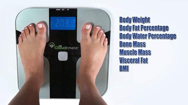 Bluetooth Smart Technology Body Fat Digital Weight Scale смотреть онлайн