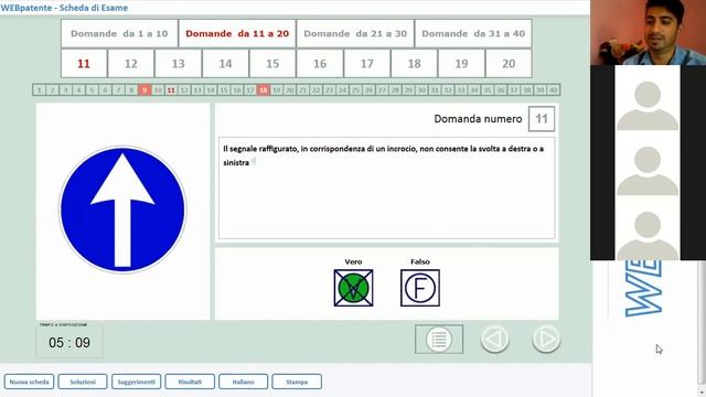 LIVE QUIZ (2-Schede)11/09/21 অনলাইনে বাংলায় কোর্স করে, আপনিও পেতে পারেন ইতালিয়ান ড্রাইভিং লাইসেন্