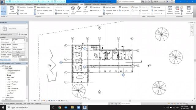 Revit Architecture in Hindi : 09 UI - Moving the palettes & Keyboard Shortcuts смотреть онлайн