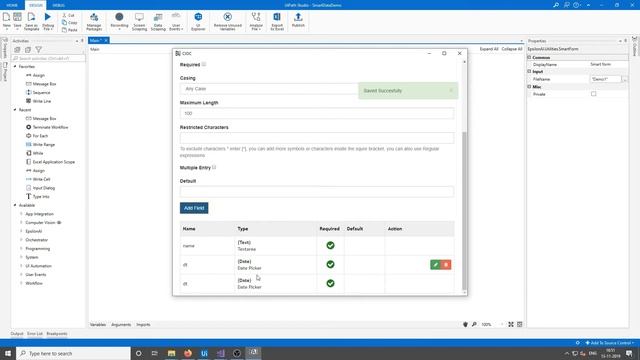 Smart form tutorial for UiPath [step by step guide] смотреть онлайн
