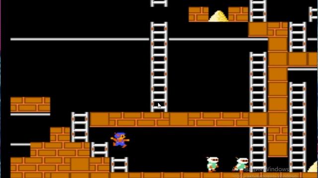 Lode Runner. 45 уровень прохождение!! смотреть онлайн