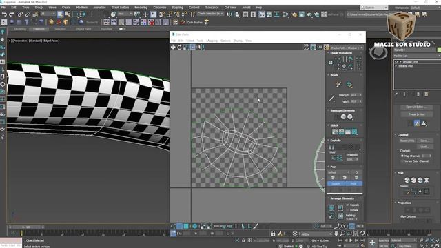3DS MAX black melamine ramen bowls set unwrapping ǀ Part II смотреть онлайн