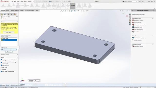 SolidWorks - Assembly : Magnetic Block смотреть онлайн