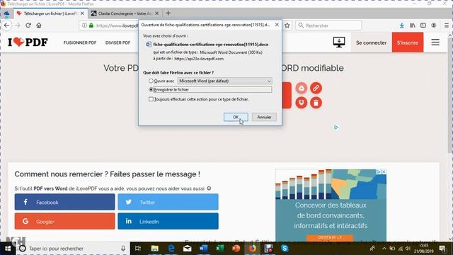 Astuce Linkedin Ilovepdf Pdf En Word 26082019