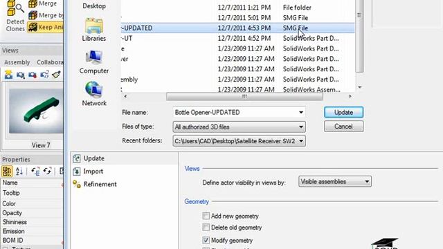 01 2012 3DVia Composer Quick Start 09 Update Files смотреть онлайн