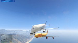 GTA V: Airbus A330-743L Beluga XL Airplanes Best Extreme Longer Crash and Fail Compilation