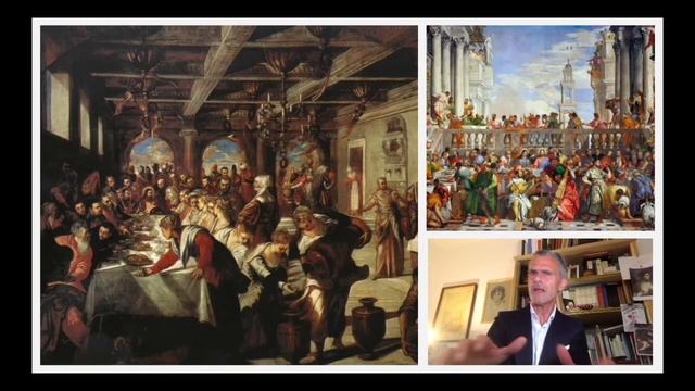 Le nozze di Cana di Veronese e Tintoretto смотреть онлайн