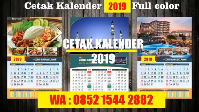 PROMO WA !!! 0852 1544 2882 !! Cetak kalender 2019 di jogja смотреть онлайн
