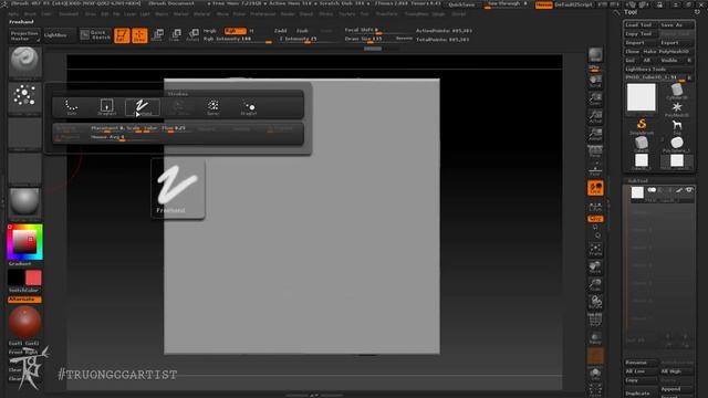 Zbrush: chỉnh và save cọ brush смотреть онлайн