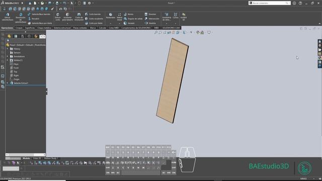 Modelado 3D /Muebles con Solidworks 2021- Tutorial # 002 смотреть онлайн