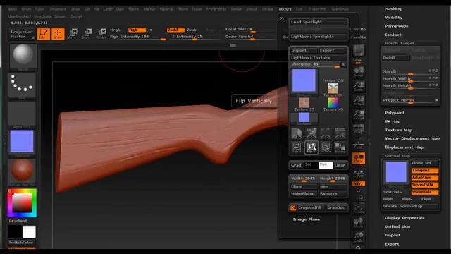 Tutorial: How to create Normal and Texture Map in Pixologic ZBrush (Part 3) смотреть онлайн