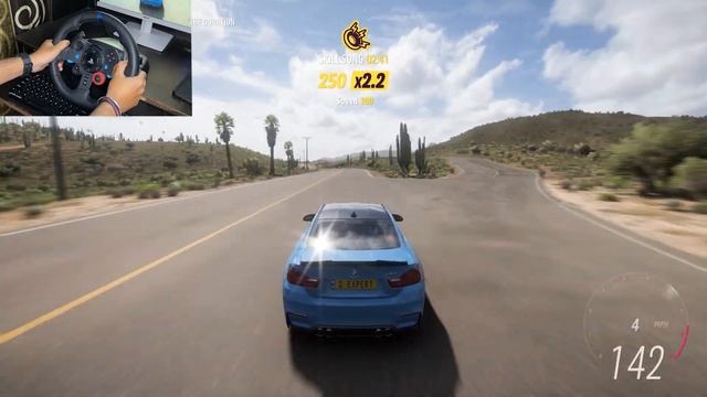 Forza Horizon 5 - BMW M4 2014 (900 BHP) | (Steering Wheel + Shifter) Logitech G29 Gameplay смотреть онлайн