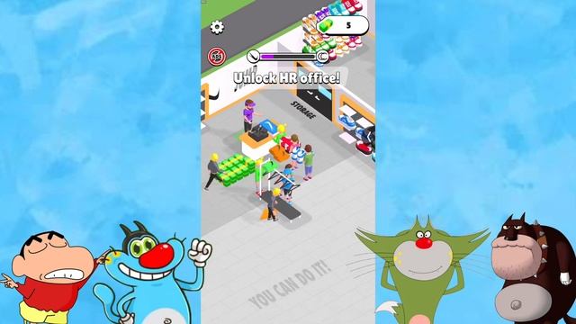 OGGY BUILD THE BIGGEST COMPLEX MALL IN OUTLETS RUSH GAME | WITH JACK | OGGY GAME смотреть онлайн