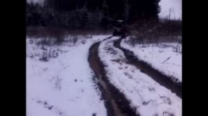 т-25 снова в лес, за дровами