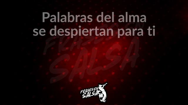 Palabras del alma letra 💌 | Marc Anthony | Frases en Salsa смотреть онлайн