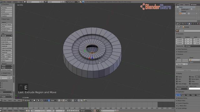 Modeling a Basic Gear in Blender 2.78 - Basic Modeling Tutorials For Beginners смотреть онлайн