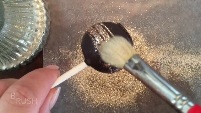 Cake Poppin Tutorials: Glitter Striped Cake Pops