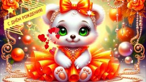 С Днём Рождения! Поздравление Открытка Видео Праздник