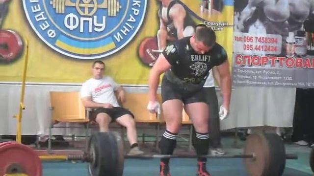 Микола Щеглов Чемпіонат України зі станової тяги 290 Kg