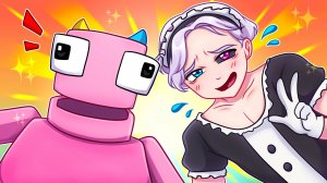 ❤️Майнкрафт но Я СТАЛА ПОМОЩНИКОМ РОБОТОМ R.E.P.O.