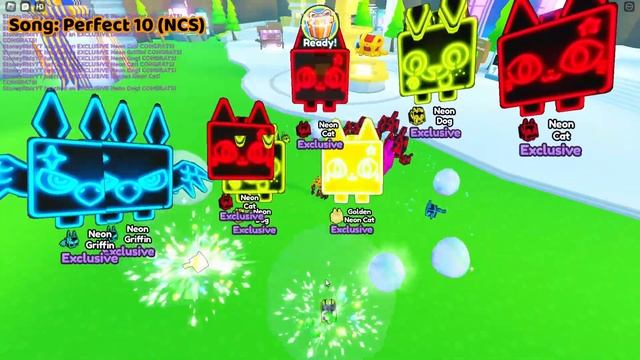 🥚 I Hatched 500+ Exclusive Neon Eggs In Pet Simulator (Z) Roblox