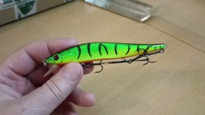 Распаковка посылки с воблером BAT Premium WB157A Visor 110F по заказу Fmagazin