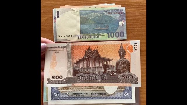Банкноты Азии.распаковка смотреть онлайн