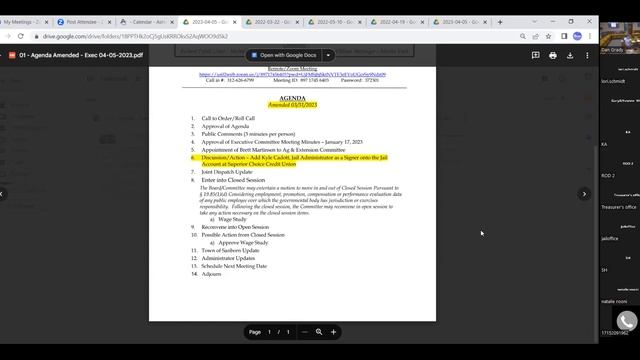 Executive Committee 4/5/23 (Part 2) смотреть онлайн