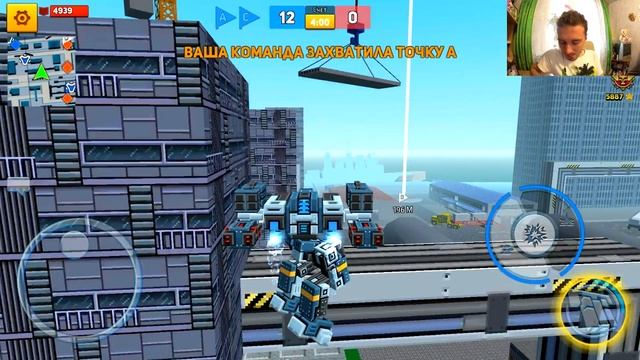 Block City Wars - ПАРКУР НА РОБОТЕ В Блок Сити Варс смотреть онлайн