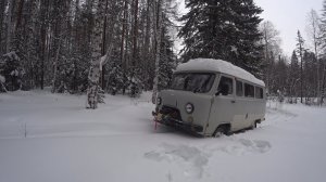 УСТАНОВКА И ИСПЫТАНИЕ СЪЁМНОЙ ЛЕБЁДКИ НА УАЗ БУХАНКЕ!!!