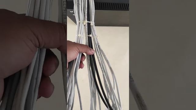 CCTV IP CAMERA CABLE TAGGING