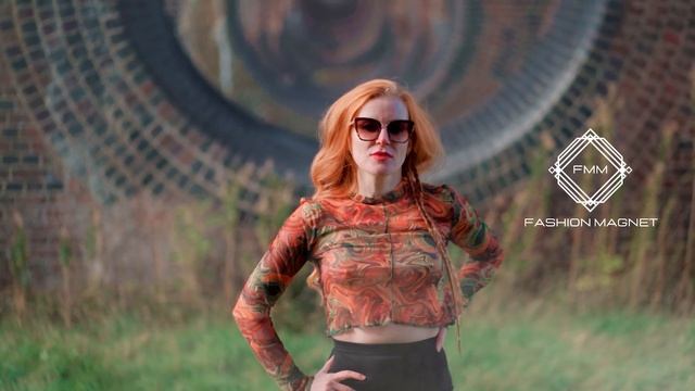 International fashion Model Inga Catwalk in slowmotion outfit 4 смотреть онлайн