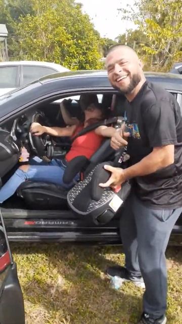 Busting out the booster seat for my baby cousin смотреть онлайн