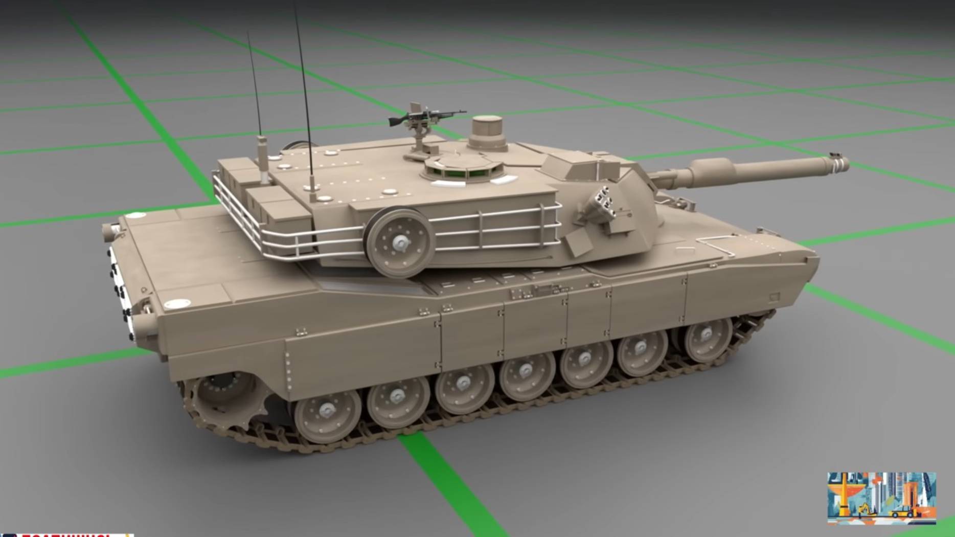 9. Как работает танк (Абрамс) Abrams. Устройство и механика. Что внутри? смотреть онлайн